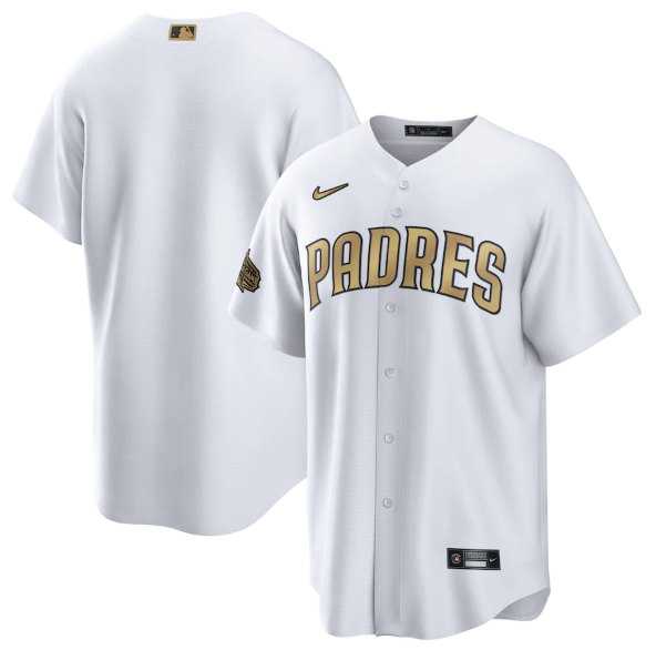 San Diego Padres Blank White 2022 All-Star Cool Base Stitched Baseball Jersey,We sell and wholesale San Diego Padres Blank White 2022 All-Star Cool Base Stitched Baseball Jersey on line form chian!